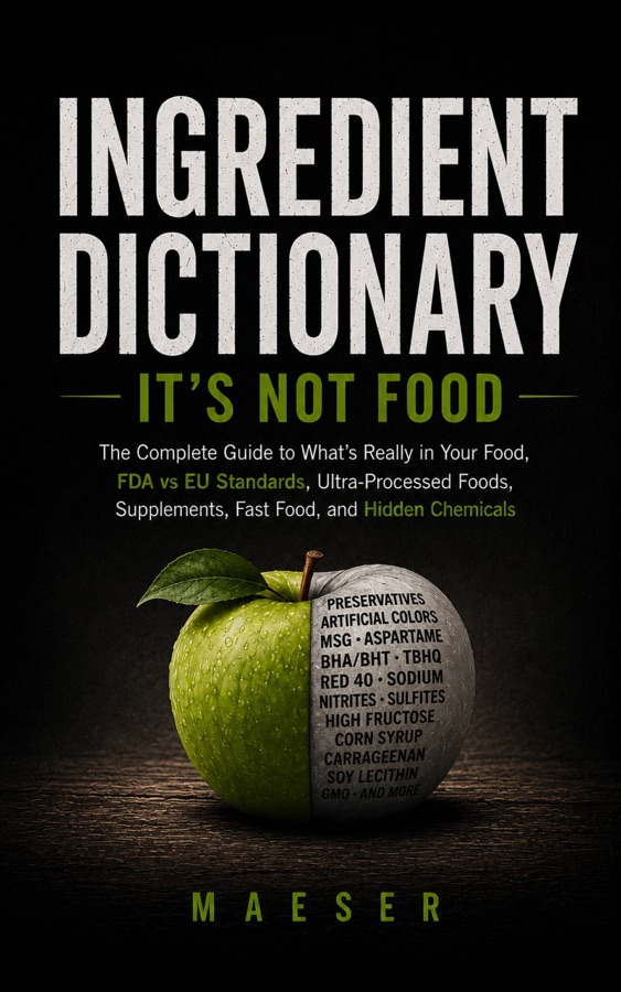 Ingredient Dictionary: It's Not Food by Maeser, book cover