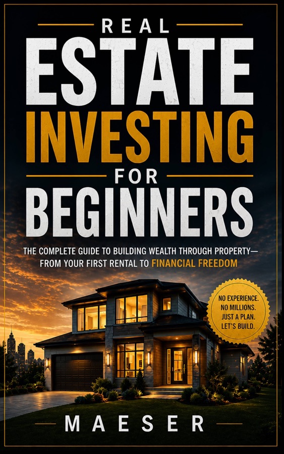 Real Estate Investing for Beginners by Maeser, book cover